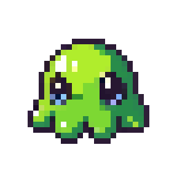 The slime — 32x32 pixel art